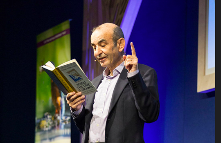 Raja Shehadeh author reading at the Edinburgh International Book Festival